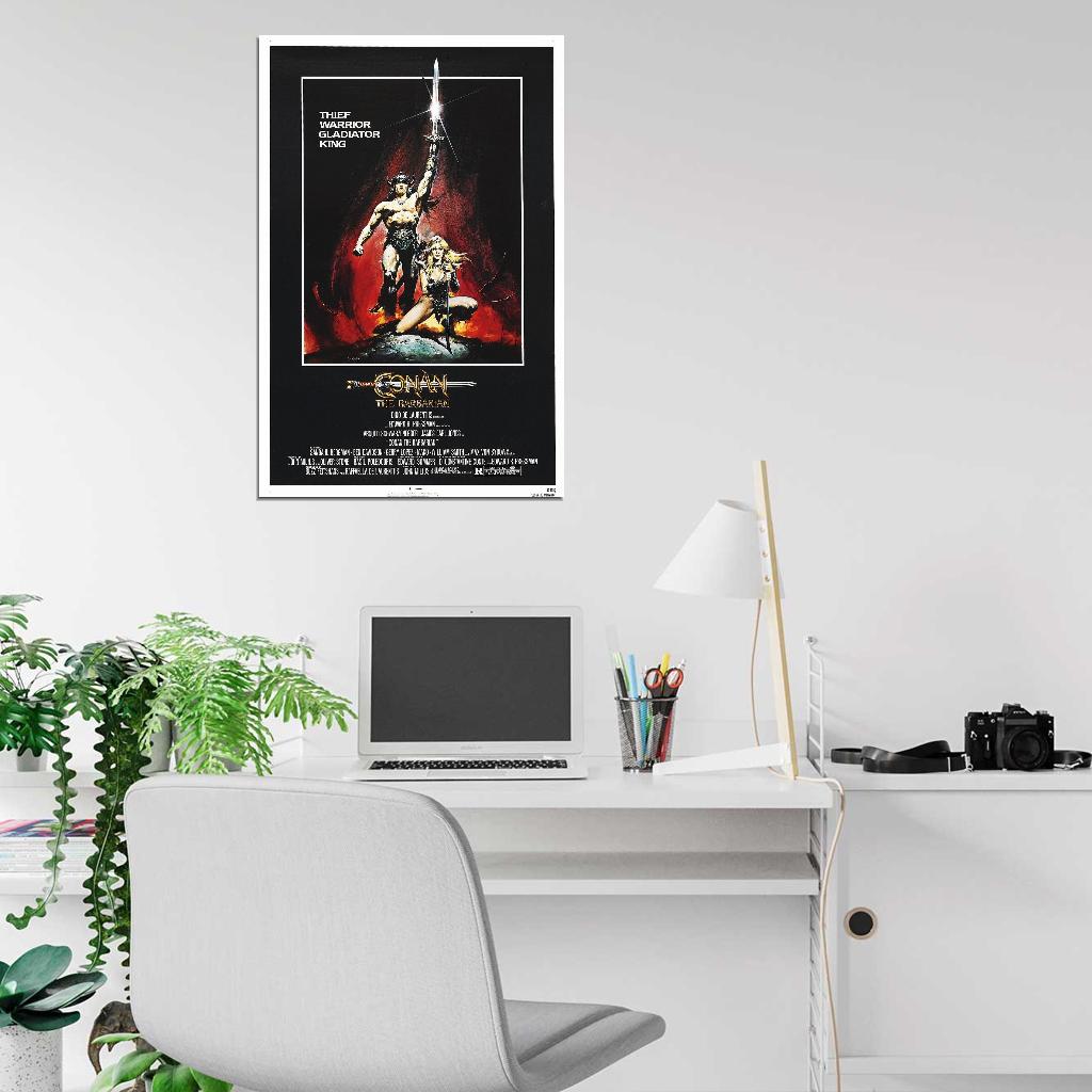 CONAN THE BARBARIAN Film Retro Movie Vintage Wall Poster