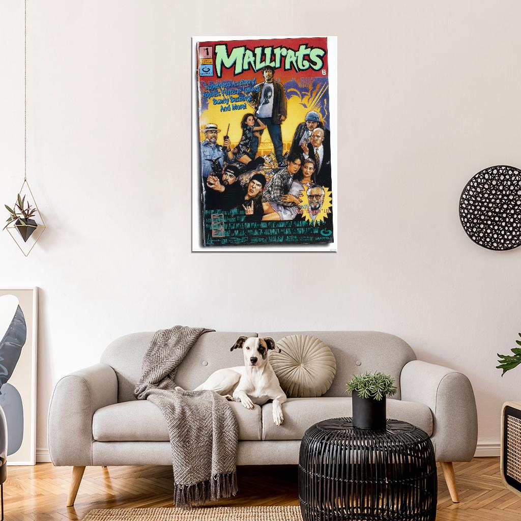 MALLRATS Kevin Smith Jay & Silent Bob Weed 420 Film Retro Movie Vintage Wall Poster