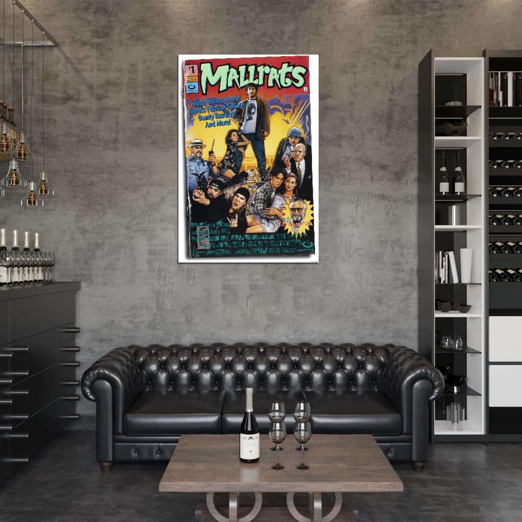 MALLRATS Kevin Smith Jay & Silent Bob Weed 420 Film Retro Movie Vintage Wall Poster