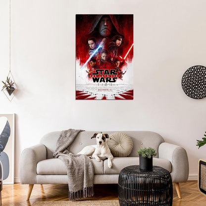 STAR WARS EPISODE VIII THE LAST JEDI Great Gift Film Retro Movie Vintage Wall Poster