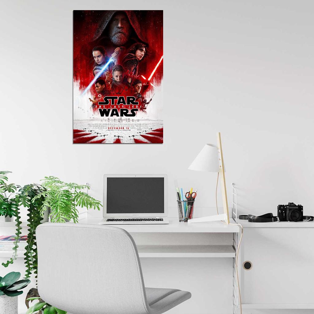 STAR WARS EPISODE VIII THE LAST JEDI Great Gift Film Retro Movie Vintage Wall Poster