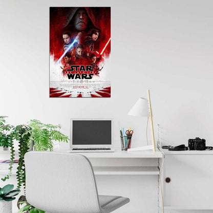 STAR WARS EPISODE VIII THE LAST JEDI Great Gift Film Retro Movie Vintage Wall Poster