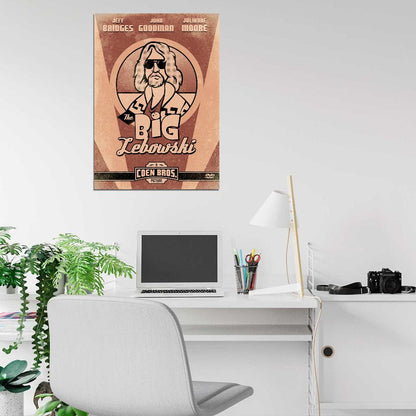 THE BIG LEBOWSKI Cohen Brothers Jeff Bridges Film Retro Movie Vintage Wall Poster