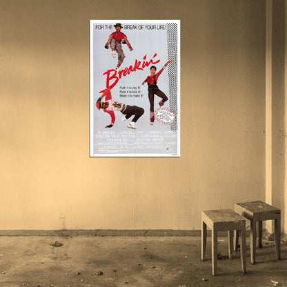 BREAKIN Hip-Hop Rap Break Dance NYC Film Retro Movie Vintage Wall Poster