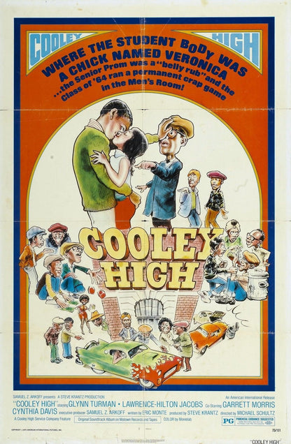 COOLEY HIGH Blaxploitation Exploitation Film Retro Movie Vintage Wall Poster