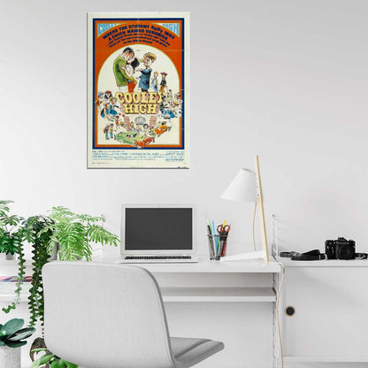 COOLEY HIGH Blaxploitation Exploitation Film Retro Movie Vintage Wall Poster