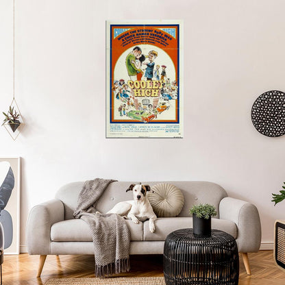 COOLEY HIGH Blaxploitation Exploitation Film Retro Movie Vintage Wall Poster