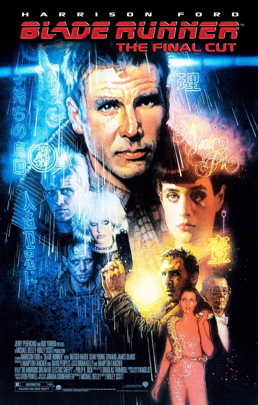 BLADE RUNNER Sci Fi Film Retro Movie Vintage Wall Poster