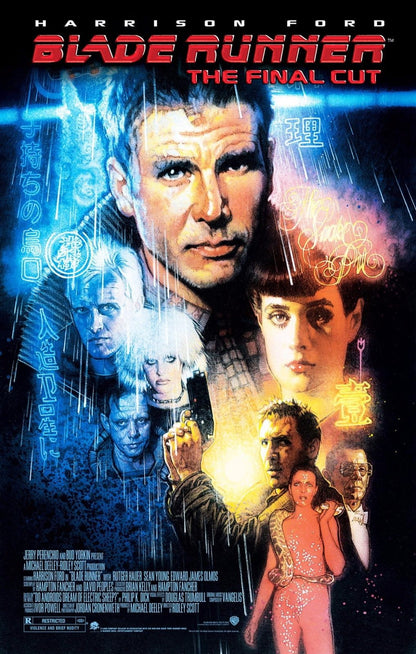 BLADE RUNNER Sci Fi Film Retro Movie Vintage Wall Poster