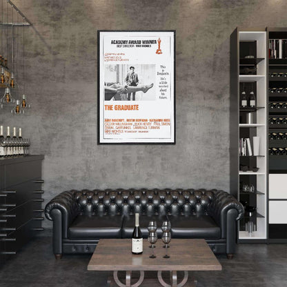 THE GRADUATE 1967 Film Retro Movie Vintage Wall Poster