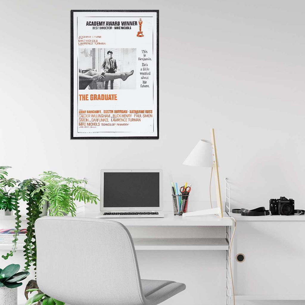 THE GRADUATE 1967 Film Retro Movie Vintage Wall Poster