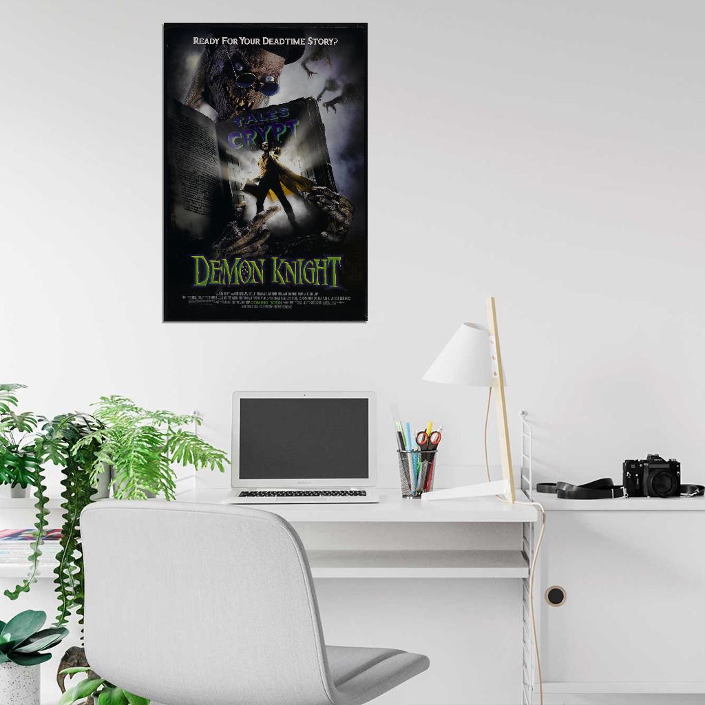 DEMON KNIGHT Tales From the Crypt Film Retro Movie Vintage Wall Poster