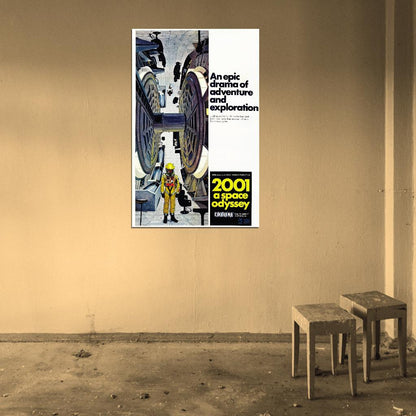 2001 A SPACE ODYSSEY Sci Fi Kubrick  Film Retro Movie Vintage Wall Poster