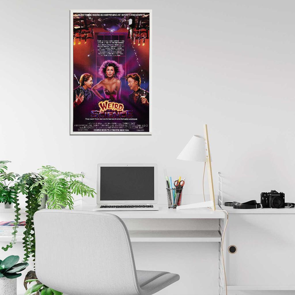WEIRD SCIENCE John Hughes 80's Film Retro Movie Vintage Wall Poster
