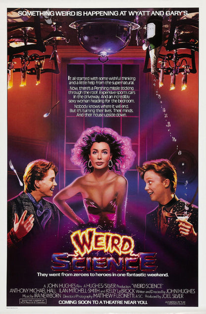 WEIRD SCIENCE John Hughes 80's Film Retro Movie Vintage Wall Poster
