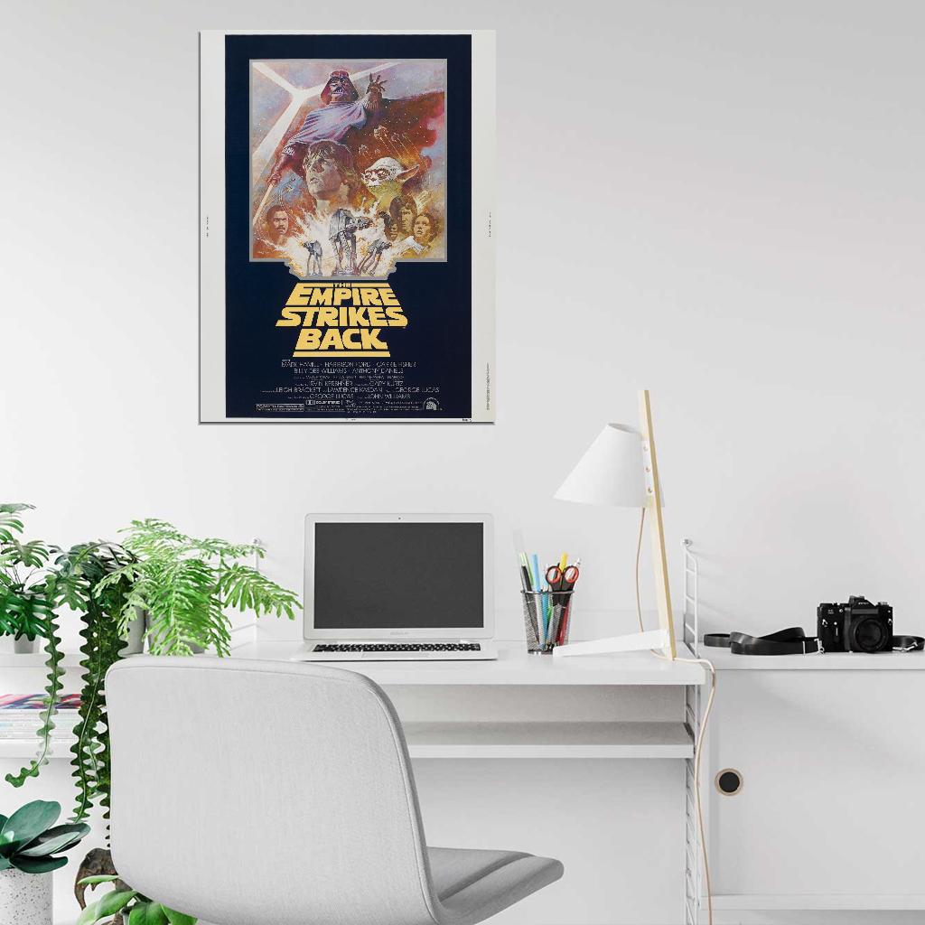 STAR WARS EMPIRE STRIKES BACK Rare Film Retro Movie Vintage Wall Poster