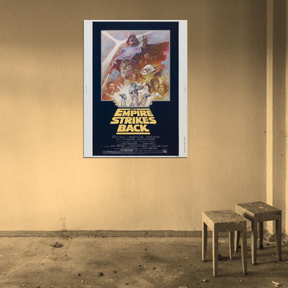 STAR WARS EMPIRE STRIKES BACK Rare Film Retro Movie Vintage Wall Poster