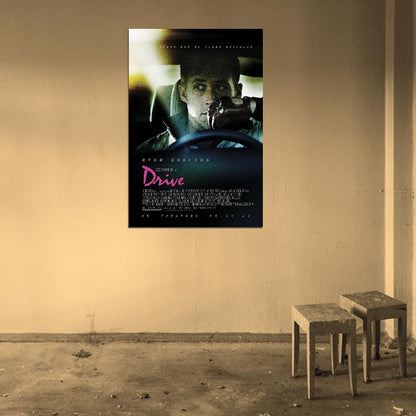 DRIVE 2011 Film Retro Movie Vintage Wall Poster