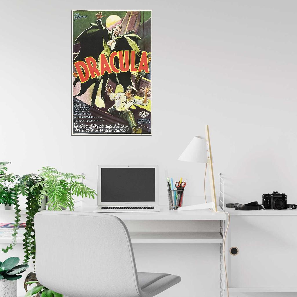 DRACULA Horror Vampire Bela Lugosi 1931 Film Retro Movie Vintage Wall Poster