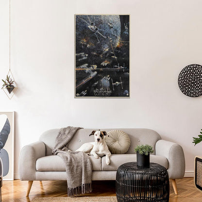 STAR WARS Darth Vader Jedi Empire Skywalker Film Retro Movie Vintage Wall Poster