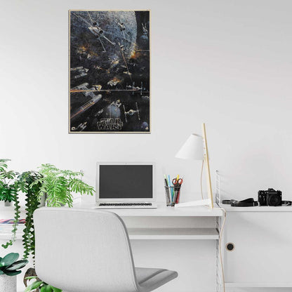 STAR WARS Darth Vader Jedi Empire Skywalker Film Retro Movie Vintage Wall Poster