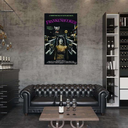 FRANKENHOOKER Horror  Film Retro Movie Vintage Wall Poster