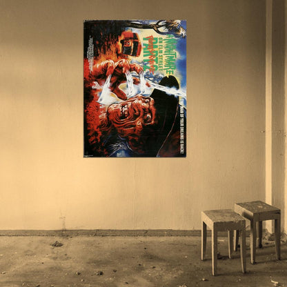A NIGHTMARE ON ELM STREET 2 FREDDYS REVENGE Film Retro Movie Vintage Wall Poster
