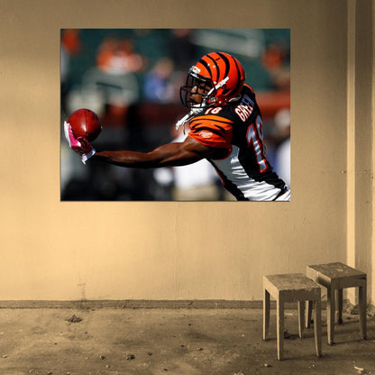 A. J. Green Football Sport Wall Art Print Poster