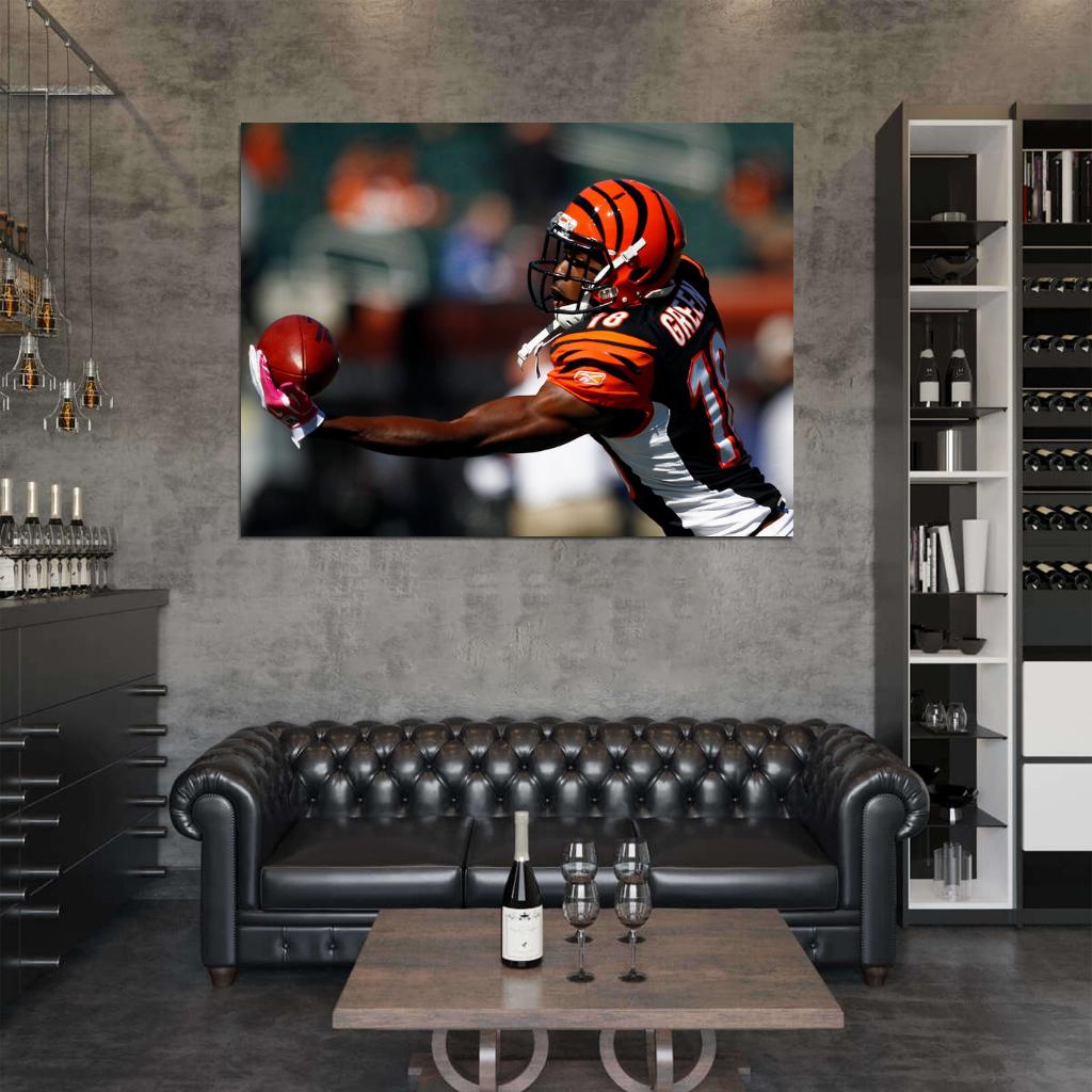 A. J. Green Football Sport Wall Art Print Poster