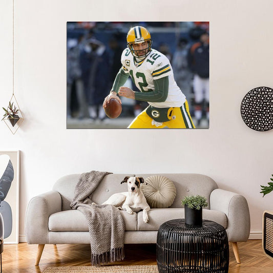 Aaron Rodgers Football Sport Wall Art Print Poster