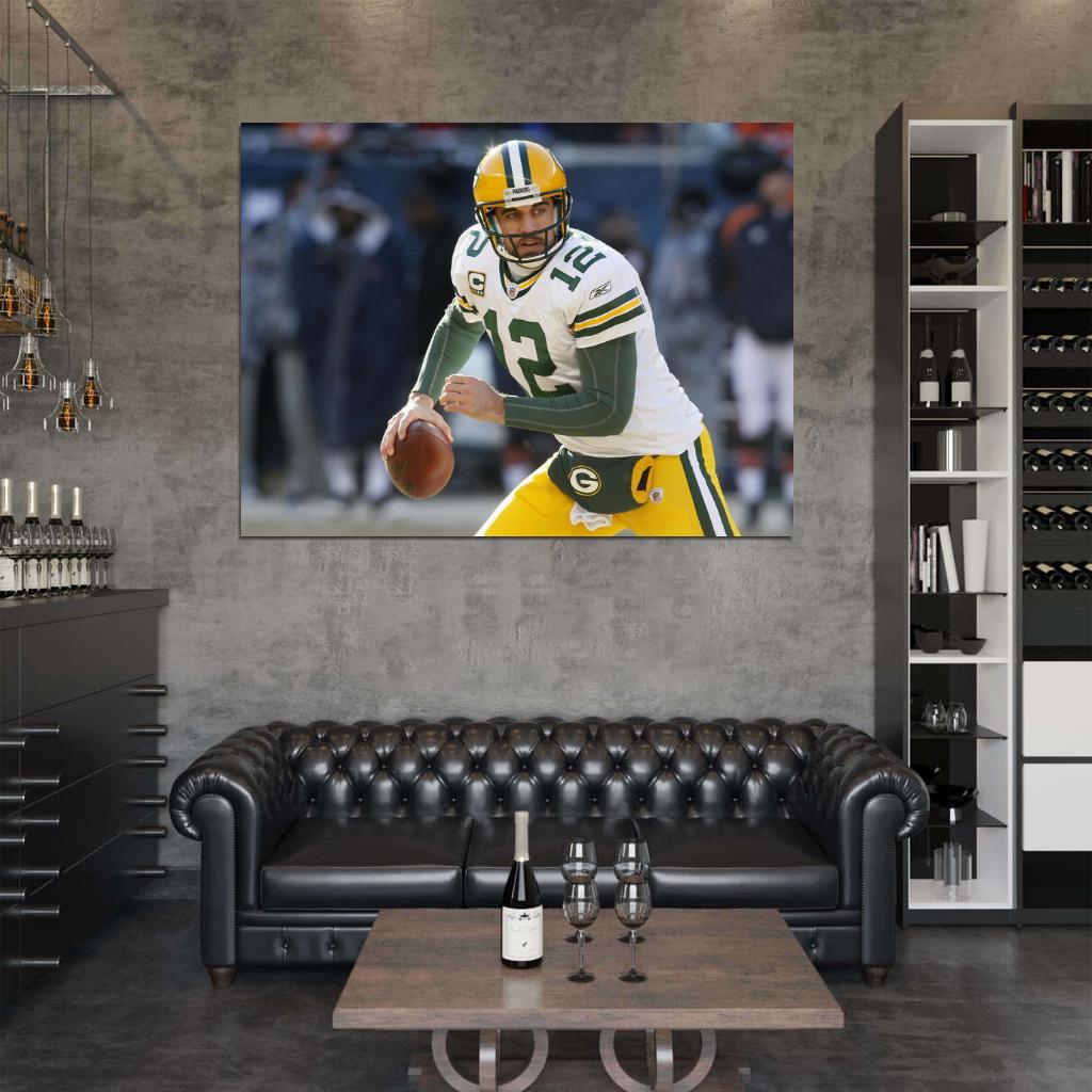 Aaron Rodgers Football Sport Wall Art Print Poster