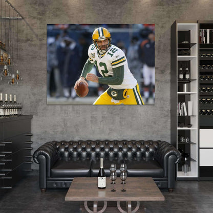Aaron Rodgers Football Sport Wall Art Print Poster