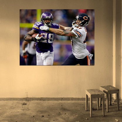 Adrian Peterson Football Sport Wall Art Print Poster