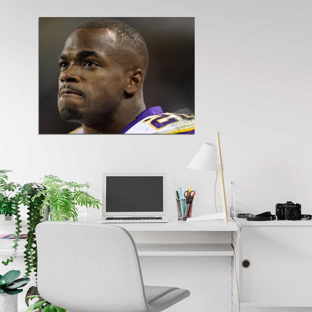 Adrian Peterson Football Sport Wall Art Print Poster