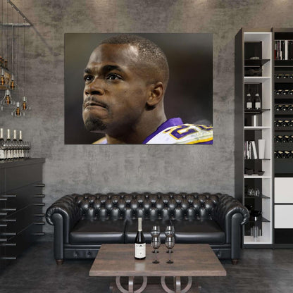 Adrian Peterson Football Sport Wall Art Print Poster