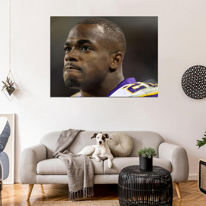 Adrian Peterson Football Sport Wall Art Print Poster