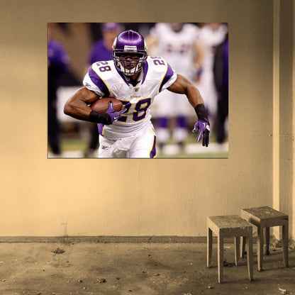 Adrian Peterson Football Sport Wall Art Print Poster