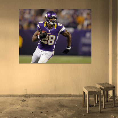 Adrian Peterson Football Sport Wall Art Print Poster