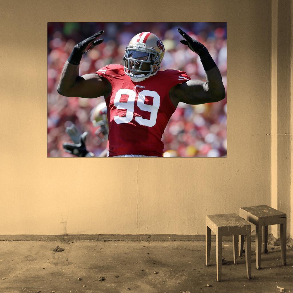 Aldon Smith Football Sport Wall Art Print Poster