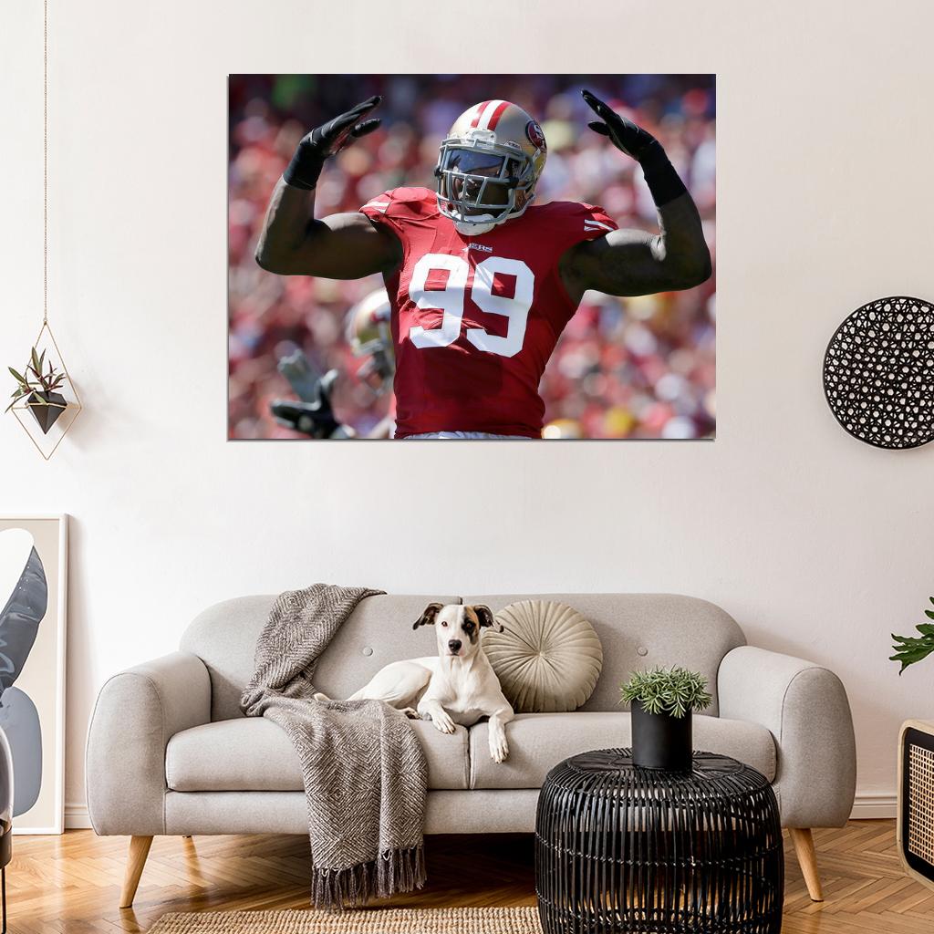 Aldon Smith Football Sport Wall Art Print Poster