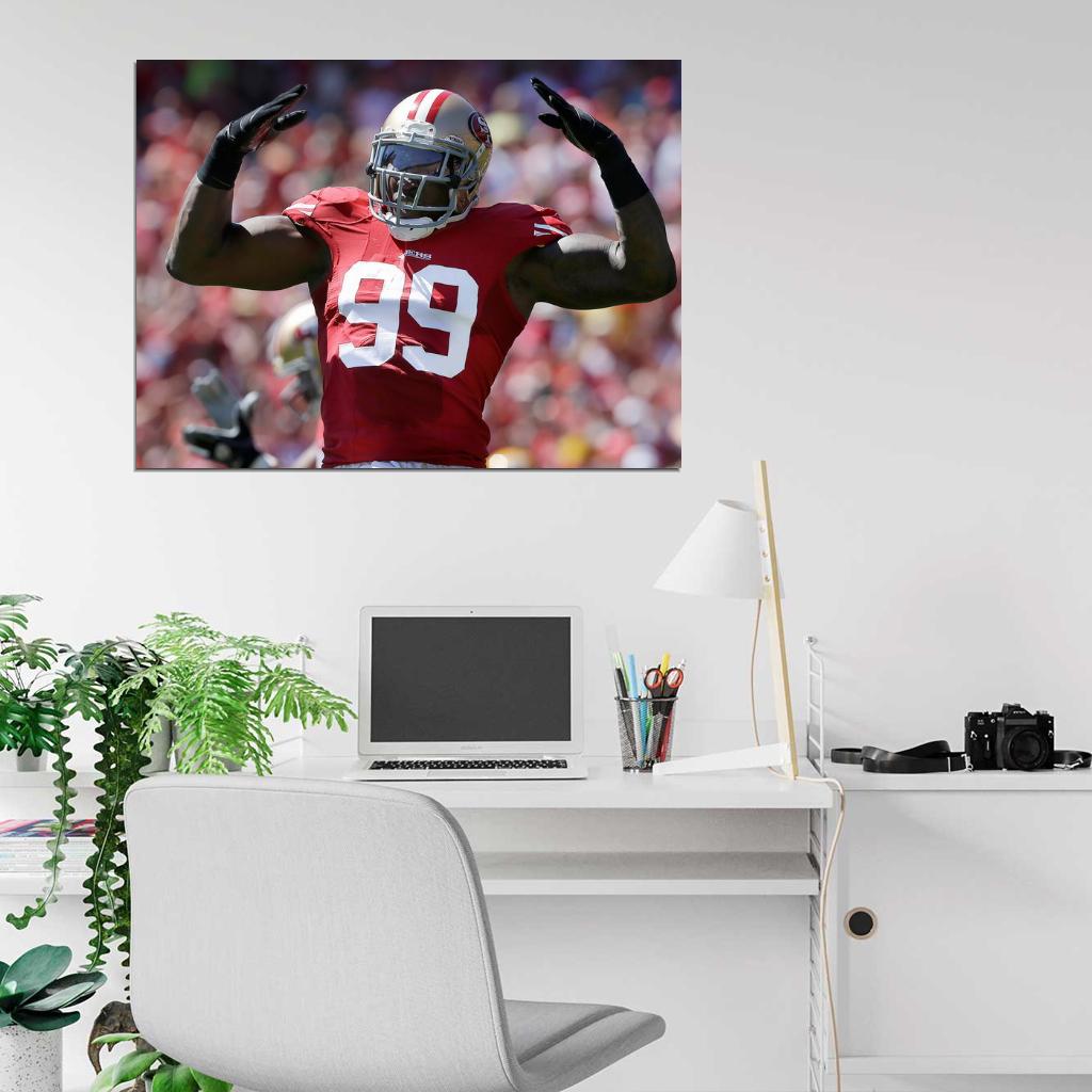 Aldon Smith Football Sport Wall Art Print Poster