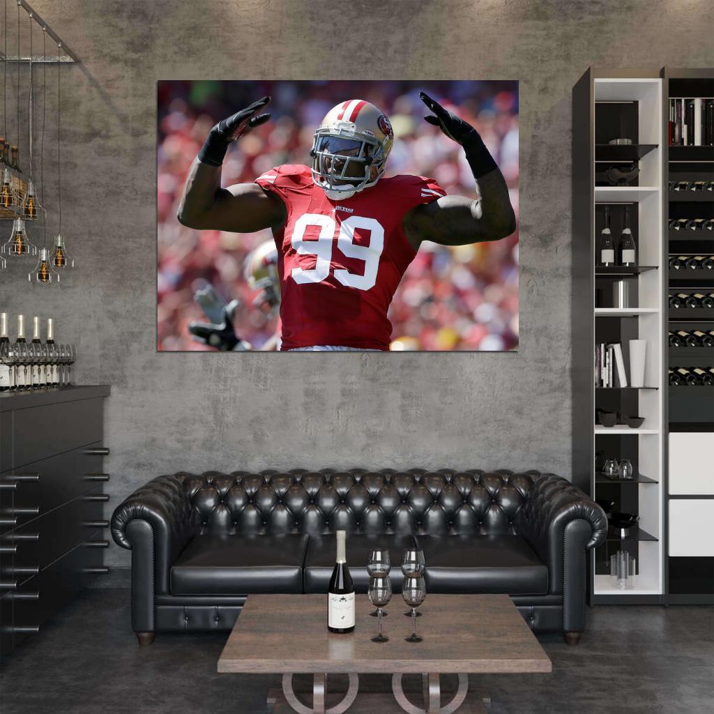 Aldon Smith Football Sport Wall Art Print Poster