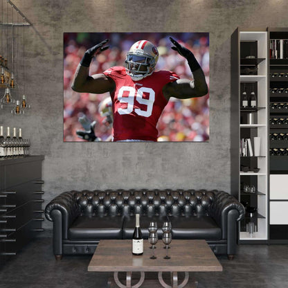 Aldon Smith Football Sport Wall Art Print Poster