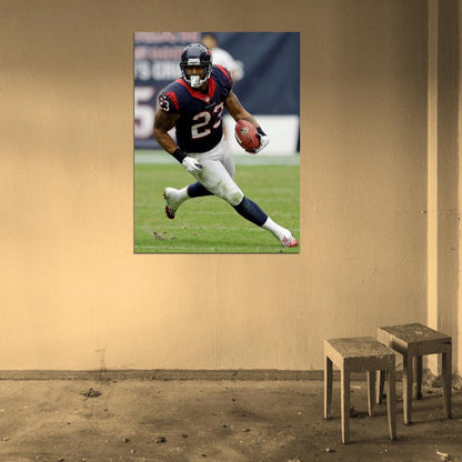 Arian Foster Football Sport Wall Art Print Poster