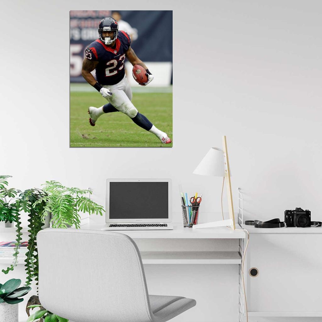 Arian Foster Football Sport Wall Art Print Poster