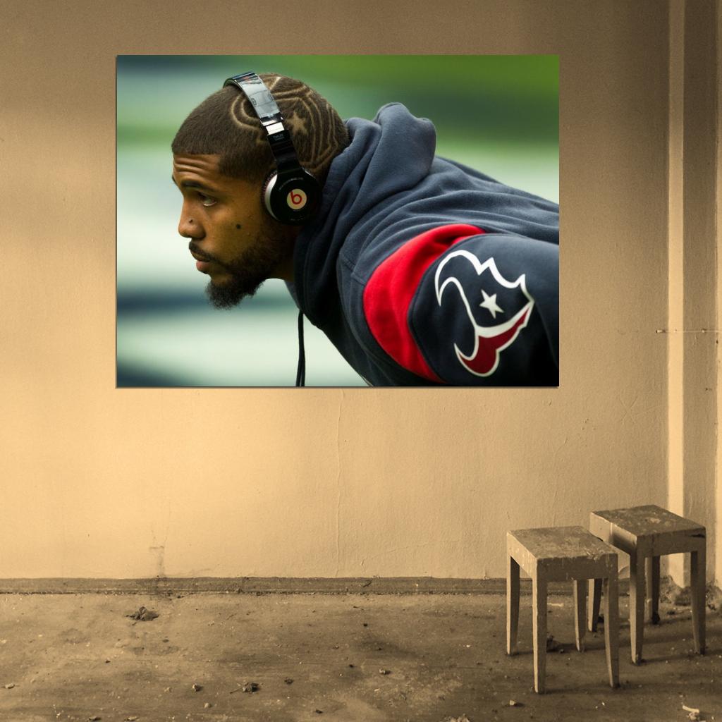 Arian Foster Football Sport Wall Art Print Poster