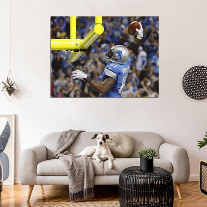Calvin Johnson Football Sport Wall Art Print Poster