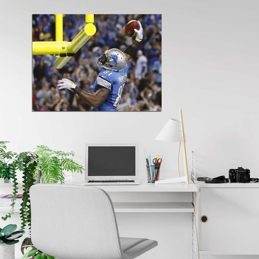Calvin Johnson Football Sport Wall Art Print Poster