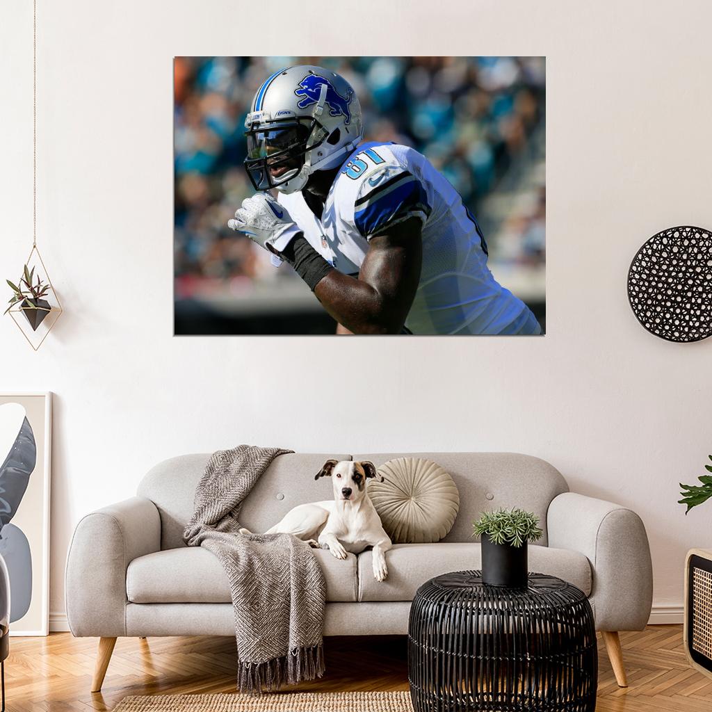 Calvin Johnson Football Sport Wall Art Print Poster