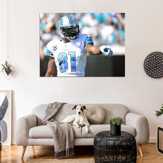 Calvin Johnson Football Sport Wall Art Print Poster